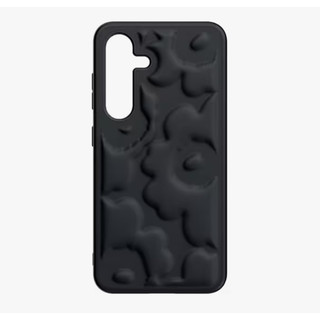 Samsung X Marimekko - vỏ embo cho galaxy s24 / s24 plus hoa hồng đen chính thức