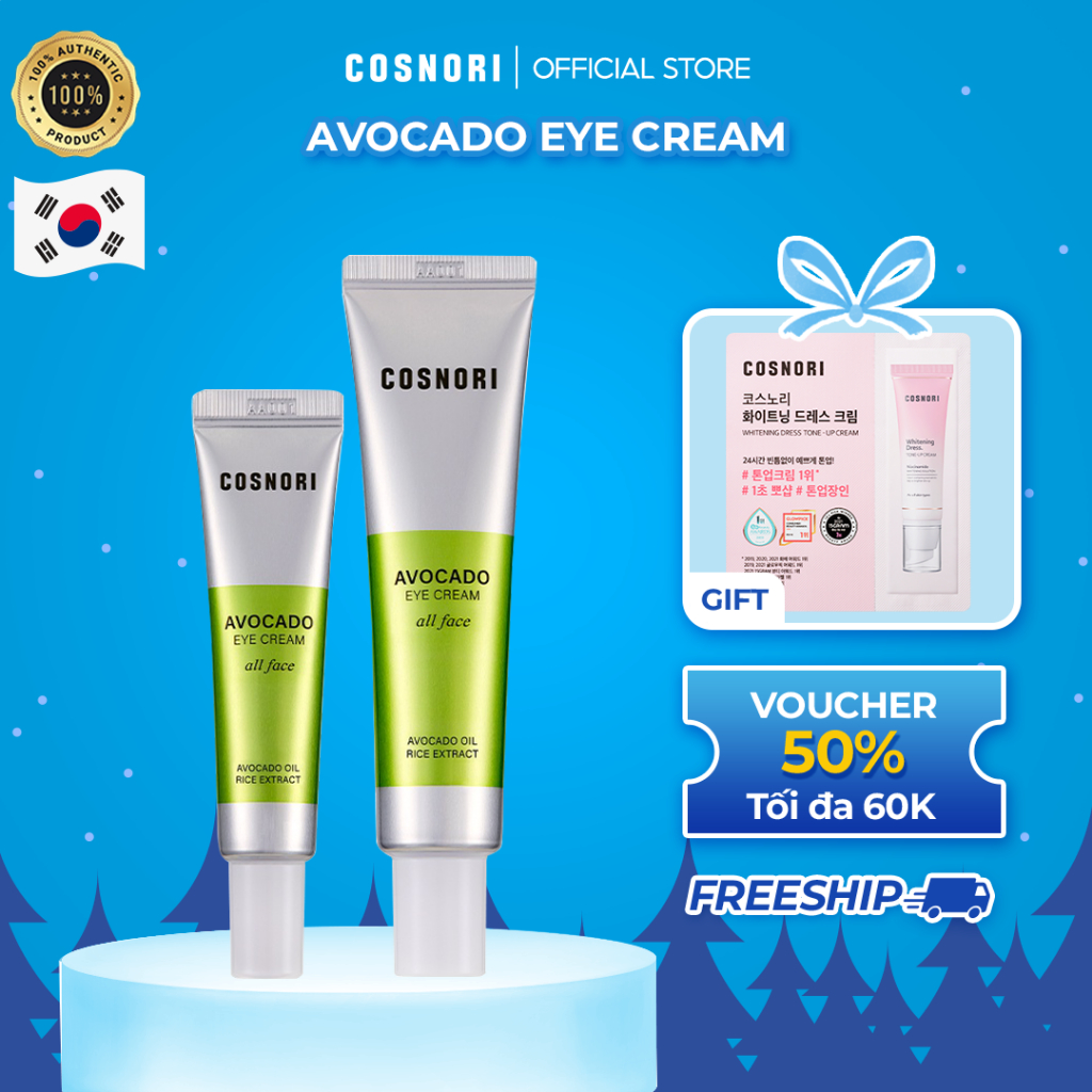 [COSNORI] Kem dưỡng mắt bơ All Face