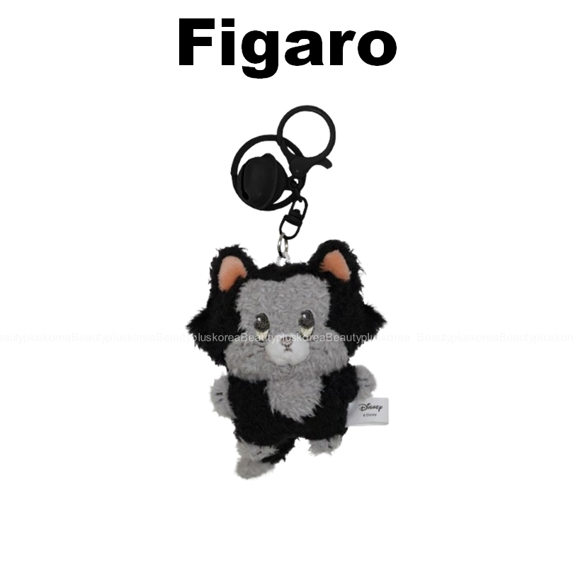 [Disney] Túi đựng búp bê lông tơ Cat Series charm Móc khóa 8cm (Figaro / Marie / Berlioz / Lucifer / Toulous)