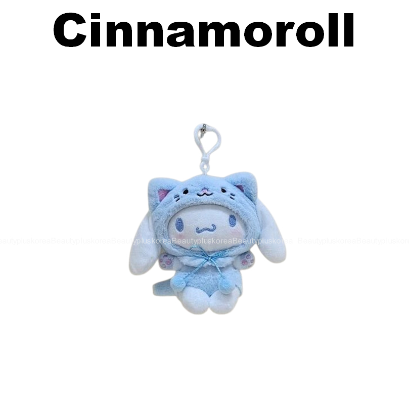 [Sanrio] Móc khóa quyến rũ túi mèo nhân vật Sanrio 13cm (Kitty / Mymelody / Kuromi / Cinnamoroll / Pompompurin / Pochacco)