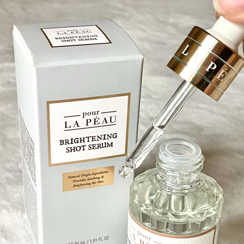 POUR LA PEAU Brightening Shot Serum 30ml / 1ea & POUR LA PEAU Whitening Up Cream 50ml /1ea
