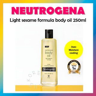 [Neutrogena] Tinh dầu dưỡng thể Dưỡng ẩm Neutrogena Light 250mL