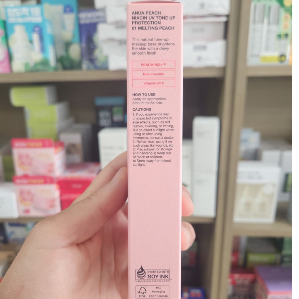 PHIÊN BẢN OLIVE YOUNG: Peach Niacin UV Tone-Up Protection 50ml (Chăm sóc da Hàn Quốc, Làm đẹp Hàn Quốc, K-beauty)