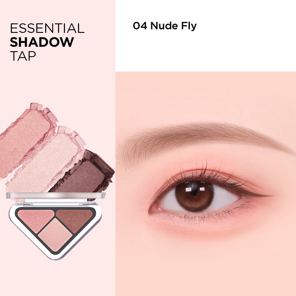 [CLIO] Bảng Mắt 3 Màu Dễ Dùng Nhỏ Gọn Lâu Trôi Essential Shadow Tap (5 Màu)