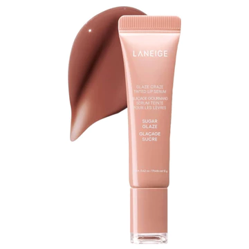 LANEIGE Glaze Craze Tinted Lip Serum: Plumping, Nuôi dưỡng Hydrat hóa với Polypeptide- Sugar Glaze