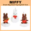 Búp bê móc khóa quyến rũ Dream Bag 13cm (Miffy / Brown / Star)