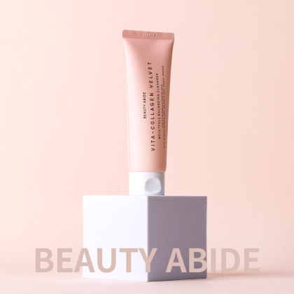 [Mỹ phẩm DERMA] Sữa rửa mặt cân bằng dưỡng ẩm nhung BEAUTY ABIDE Vita-Collagen 90g, loại bỏ kem chống nắng & trang điểm, mụn trứng cá