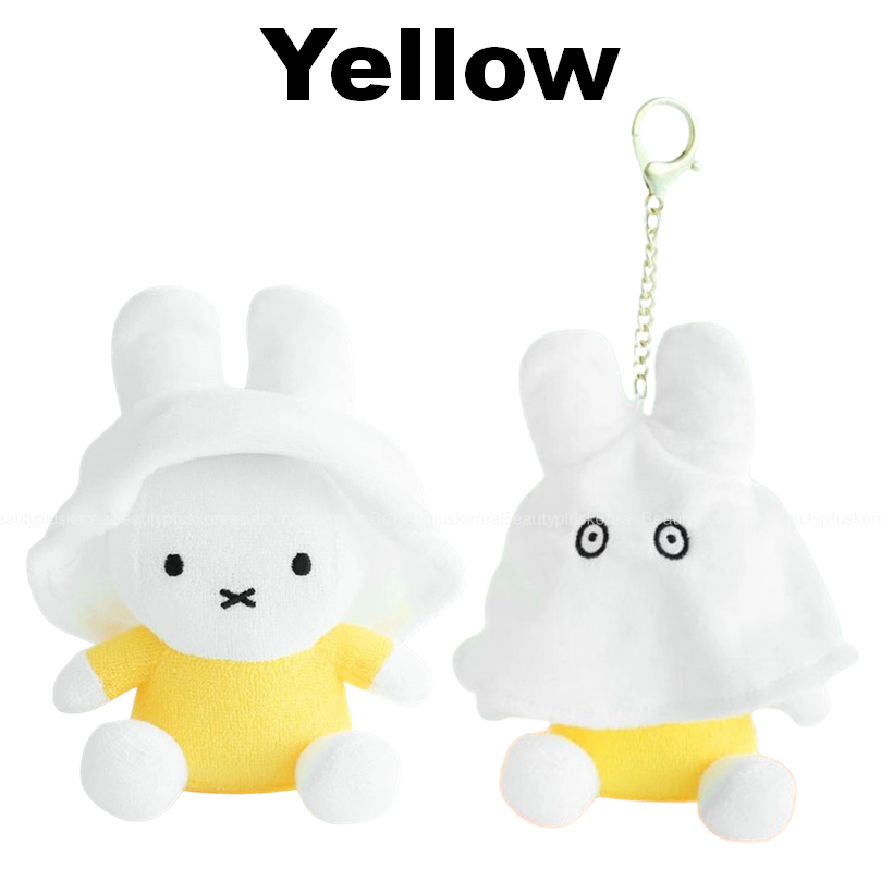[Miffy] Búp bê móc khóa quyến rũ Ghost Miffy 1p (Cam / Xanh / Vàng / Nâu / Xanh)