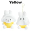 Búp bê móc khóa quyến rũ Ghost Miffy 1p (Cam / Xanh / Vàng / Nâu / Xanh)