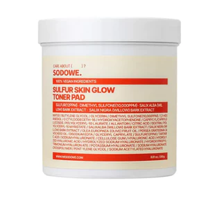 SODOWE Sulphur Skin Glow Toner Pad 60pads