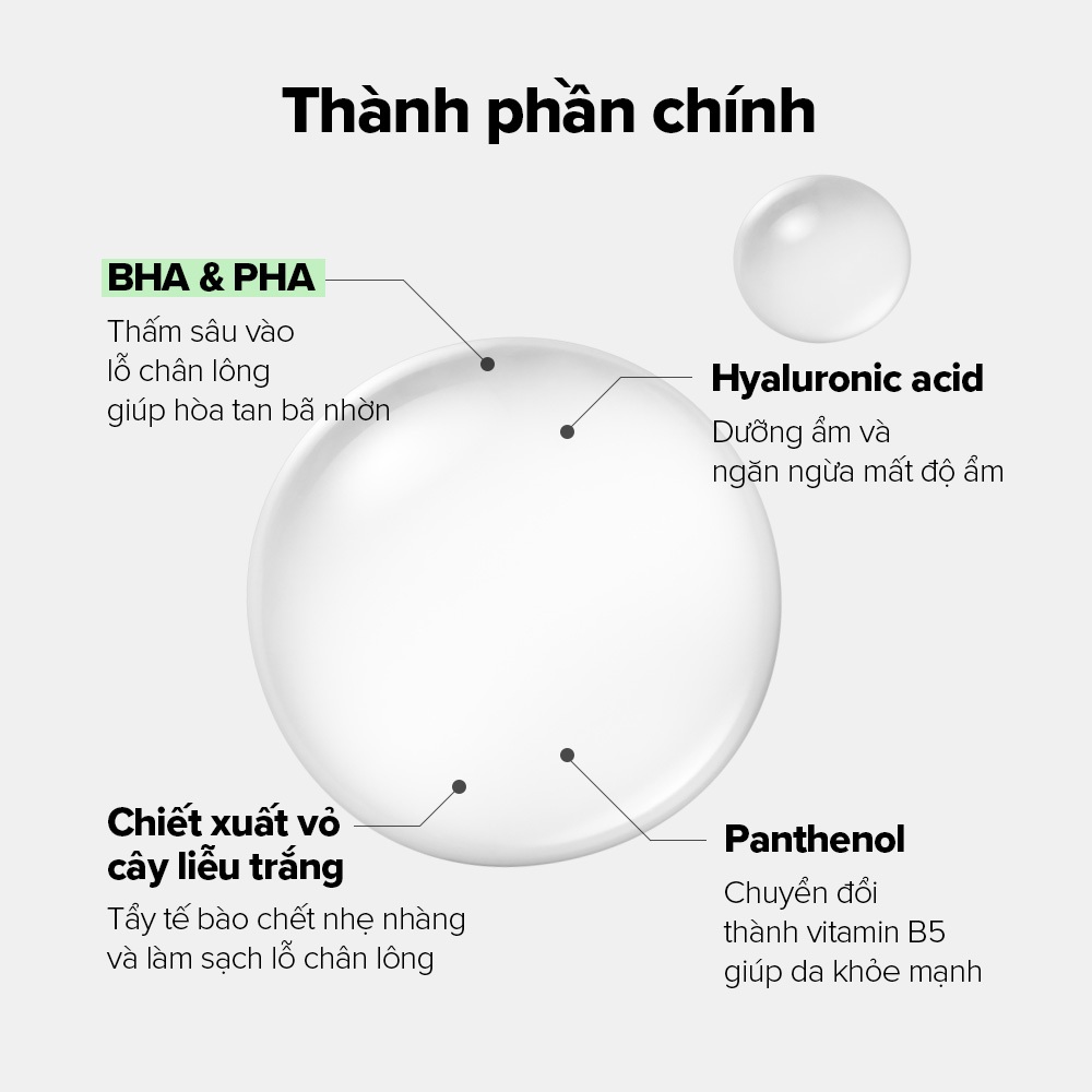 Ảnh Toner BHA Nho Mẫu đơn 200ml / Tẩy tế bào chết nhẹ nhàng với BHA 2% & PHA 0.1% / pH 4.65 / Kiểm soát bã nhờn / Dành cho da hỗn hợp dầu / Kết cấu không bết dính / Shine Muscat BHA Toner 3