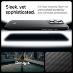 Ốp Lưng iPhone 16 Pro Max 16 Pro 15 Pro Max 15 Pro Enzo Aramid Spigen - Hoạ Tiết Vân Carbon Cao Cấp — ảnh 4