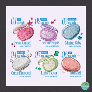 [Fwee] Highlighter MỚI Glitz Stone 12 màu + MZ Pick Korea Hot Brand