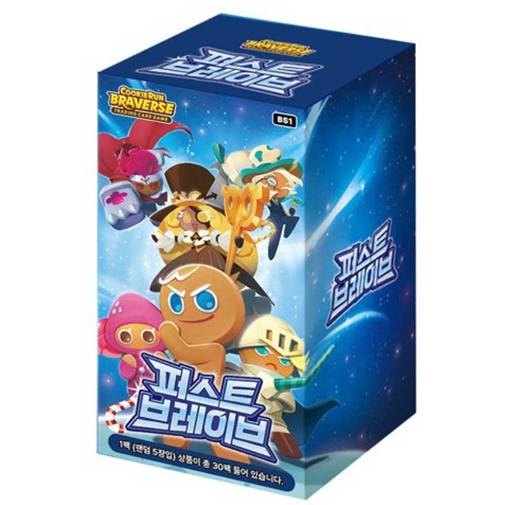 Cookie Run Braverse TCG Gói tăng cường dũng cảm đầu tiên | 1 Hộp = 30 Gói