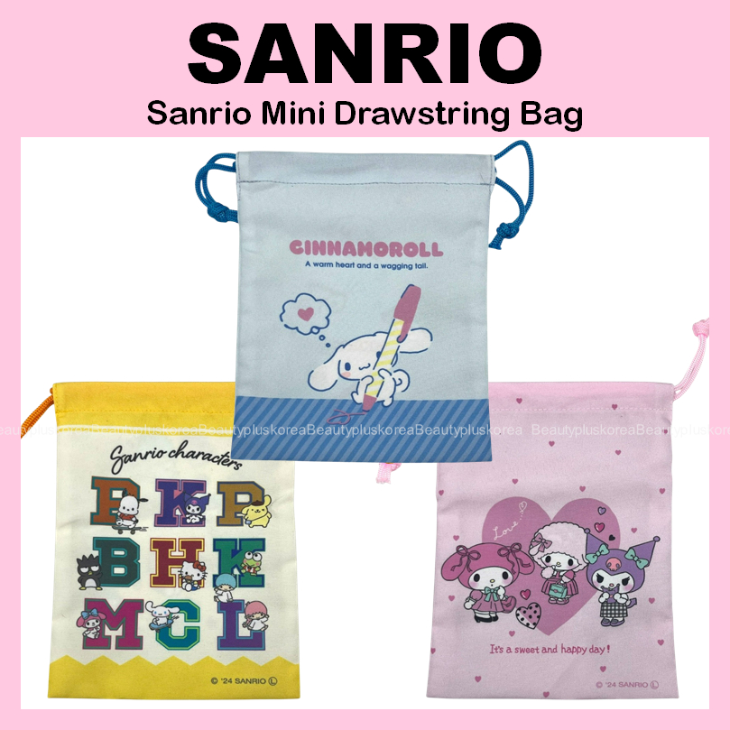 [Sanrio] Túi dây rút Mini nhân vật Sanrio (Nhân vật / Cinnamoroll / Mymelody)