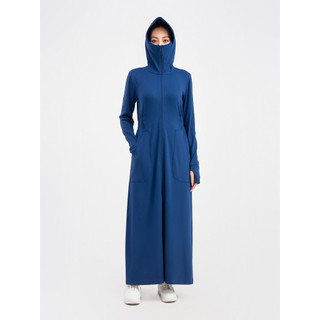 Áo chống nắng nữ YODY dáng dài chống tia UV 99% áo khoác nắng toàn thân WESJ25S002