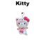 Móc khóa quyến rũ túi mèo nhân vật Sanrio 13cm (Kitty / Mymelody / Kuromi / Cinnamoroll / Pompompurin / Pochacco)