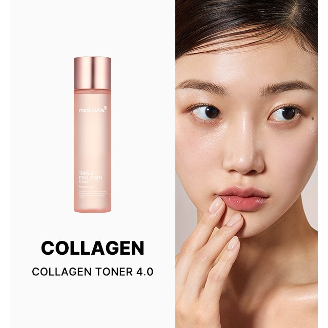 Toner Dạng Tinh Chất medicube TRIPLE COLLAGEN 4.0-140ml