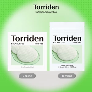 Torriden Toner Pad hàng ngày BALANCEFUL CICA, 2miếng, 10miếng, Toner Pad