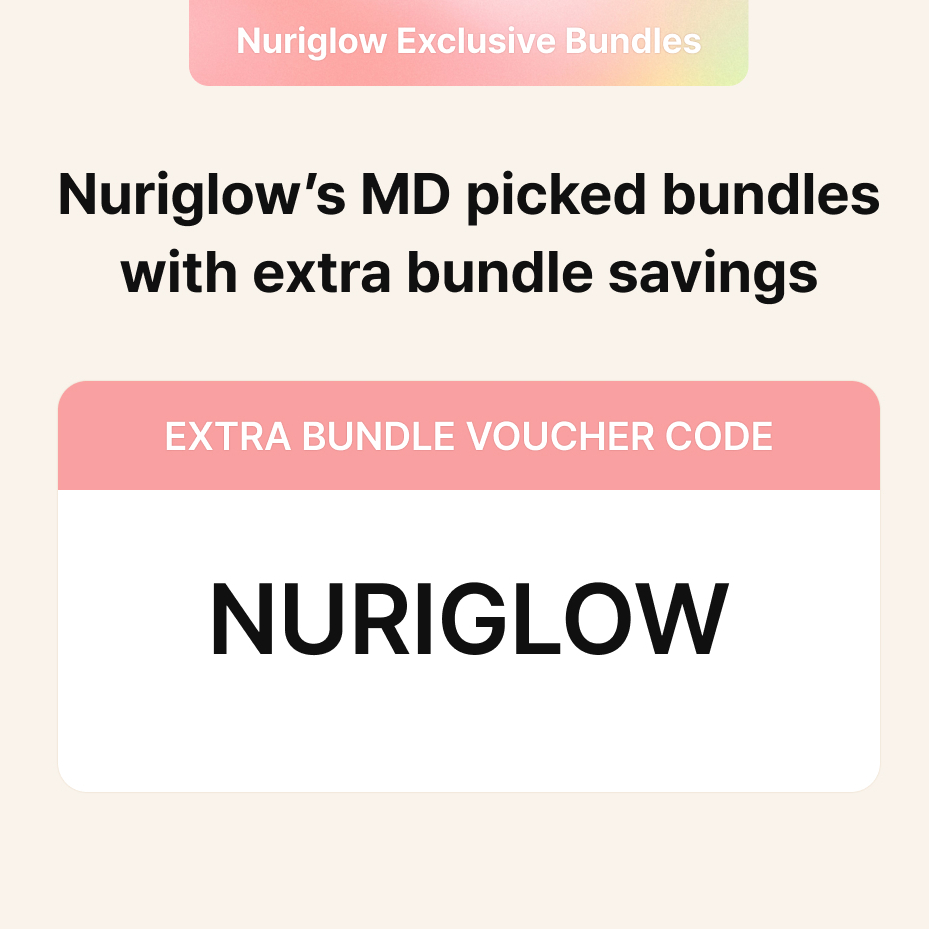 [Nuriglow] Bộ tăng áp rào cản (Ceramide + Peach Microbiome) | Gói Glow bán chạy nhất, da nhạy cảm, da nhờn