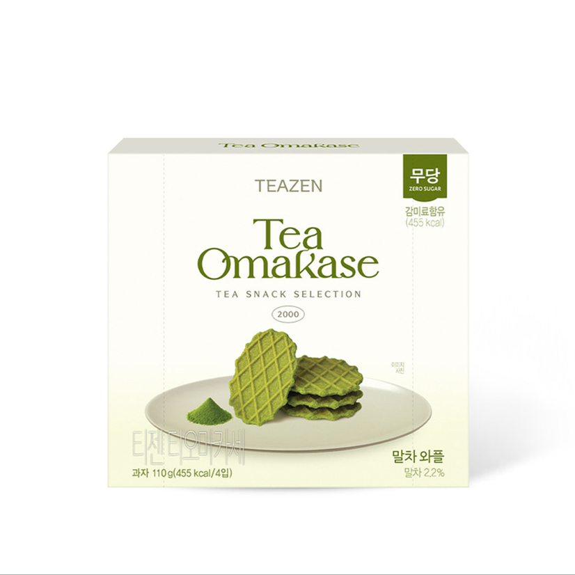 [HÀN QUỐC] Trà Omakase Tea Snack Selection 110g (Matcha / Earl grey Almond)