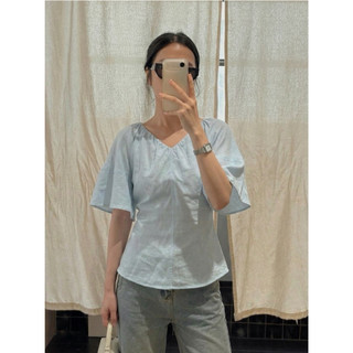 𝙈𝙐𝙉 𝙏𝙊𝙋 - Áo Linen Buộc Dây Sau Lưng