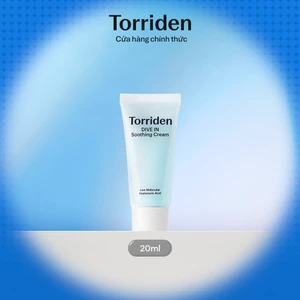 Torriden Kem dưỡng làm dịu da DIVE IN chứa Hyaluronic Acid, 20ml, Soothing Cream
