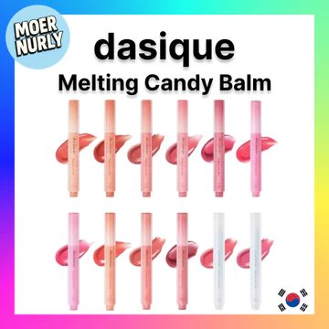 [dasique] Son dưỡng môi màu bóng tan chảy | Tint Candy Glow có thể xây dựng | Son dưỡng môi thuần chay loại Click-Type