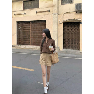 𝙇𝙐 𝙎𝙊𝙈𝙄 - Áo Sơ Mi Linen Cổ Trụ