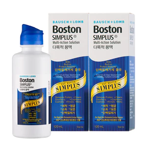 Dung dịch đa tác động Boston Simplus 120ml | Máy làm sạch ống kính tiếp xúc cứng, rửa & khử trùng