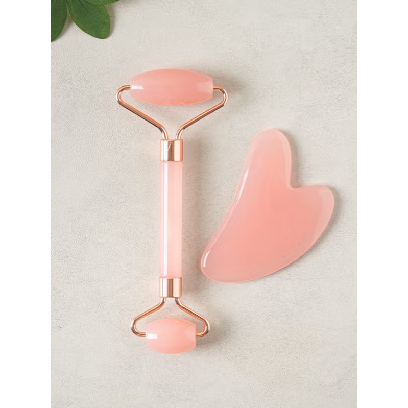 [Daiso] Bộ Guasha & Con Lăn + Giảm Sưng + Nâng Dòng Chữ V + Thư Giãn Da