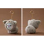 BT21 BABY More Fluffy Plush Keyring & Bag Charm SHOOKY MANG CHIMMY