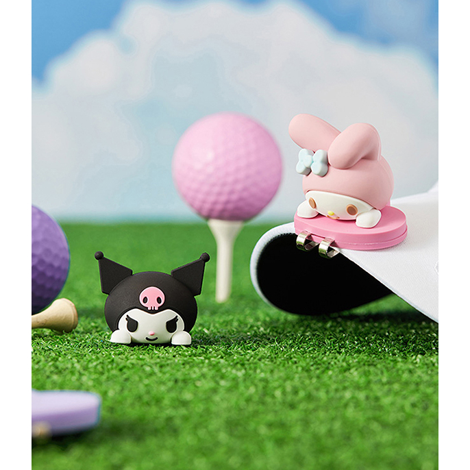 Bút đánh dấu bóng từ tính 3D Sanrio với hình nhân vật Kuromi, My Melody và bạn bè