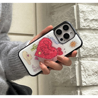 Mademoment - Ốp lưng màu đen thiết kế vẽ cổ điển tương thích với iphone galaxy
