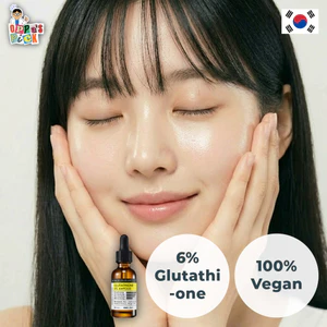 Tinh Chất Trắng Da Vegan Glutathione 6% Ampoule 30ml | Glow