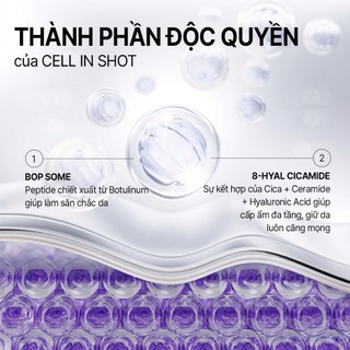 [CELL IN SHOT] Serum Vi Kim Botul Shot 100 50ml Thu nhỏ lỗ chân lông phục hồi và tái tạo da căng bóng