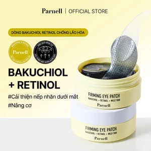 Mặt nạ mắt chiết xuất củ mài Bakuchiol Retinol hỗ trợ chống lão hóa, giảm thâm, bọng mắt, cải thiện vùng da dưới mắt Parnell Bakuchiol Retinol Wild Yam Firming Eye Patch 60 miếng