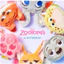 Túi đựng tiền xu Zootopia Nick, Judy (Cửa hàng bơ hàn quốc)