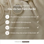 [Malang Honey] Đầu vòi sen tắm cho bé – Điều chỉnh áp lực nước mềm mại, Chức năng ON/OFF, Lọc kép từ thiên nhiên, Đạt 12 chứng nhận an toàn — ảnh 4
