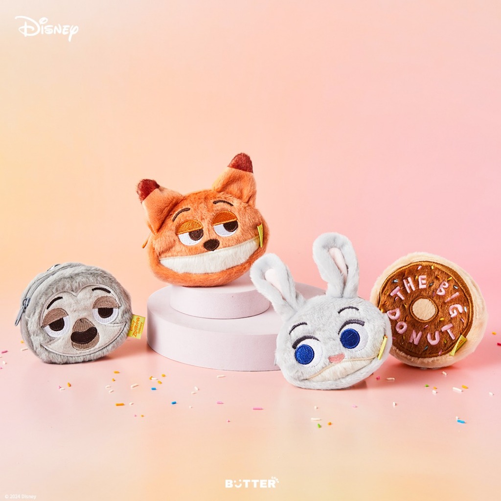 [DISNEY] Túi đựng tiền xu Zootopia Nick, Judy (Cửa hàng bơ hàn quốc)