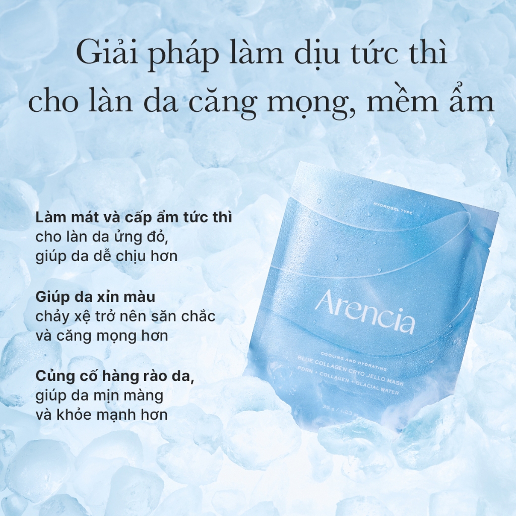 [Arencia] Blue Collagen Cryo Jello Mask 4ea