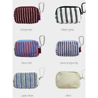 Unfold - hộp đựng thẻ terry kèm móc khóa carabinar (18 loại)