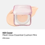 [CLIO - MINI VER MỚI] Kill Cover Mesh Glow Essential Cushion (15gX2) | Độ ẩm mịn màng, chăm sóc da thật, nhẹ, dưỡng ẩm công thức chăm sóc da — ảnh 7
