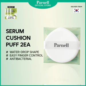 Cicamanu Serum Cushion Puff (2 chiếc), Mềm & Độ đàn hồi cao, Hỗn hợp mịn màng cho miếng bọt biển trang điểm đế không móng vuốt