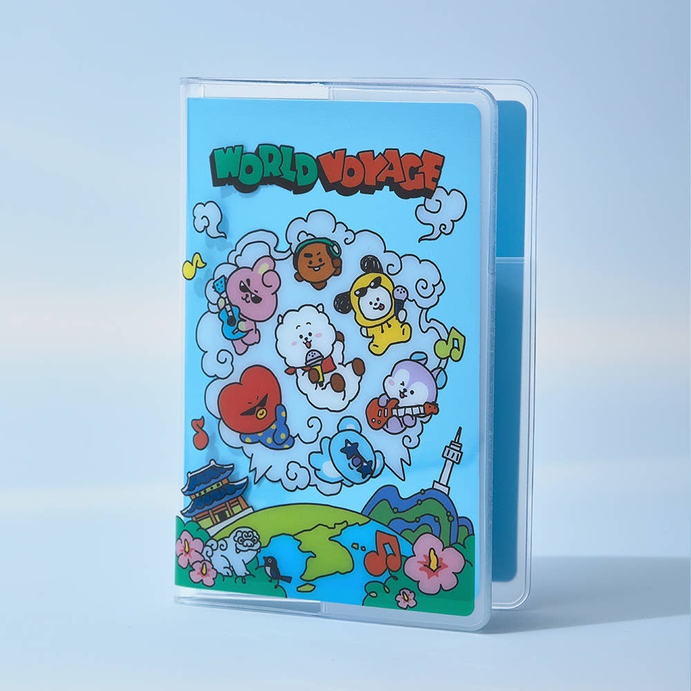 [LINE FRIENDS] Phụ kiện du lịch VOYAGE THẾ GIỚI BT21 (Chọn 1) Thẻ hành lý / Hộp đựng hộ chiếu / Thắt lưng hành lý