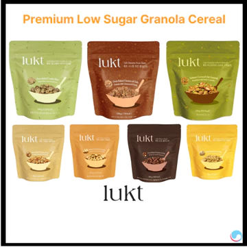 [LUKT] Đồ ăn nhẹ ngũ cốc Granola đường thấp cao cấp Tốt cho chế độ ăn kiêng 200g / 150g (7 hương vị)