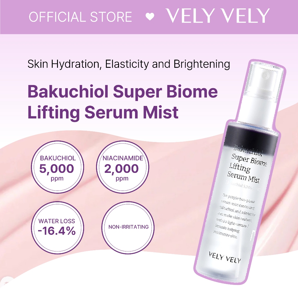 VELY VELY 365 Bakuchiol Serum6本セット価格♡送料込 VELY VELY] Bakuchiol Super Biome Lifting Serum Mist 100ml – Dưỡng
