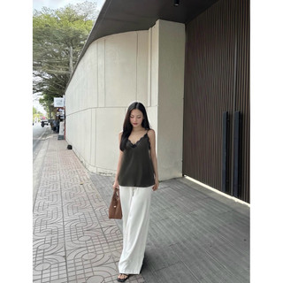 𝙈𝙊𝘾 𝙏𝙊𝙋 - Áo 2 Dây Phối Ren
