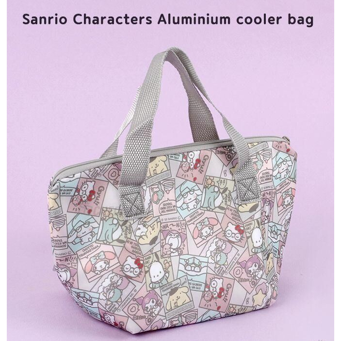 [SANRIO] Túi làm mát bằng nhôm nhân vật Sanrio Túi đựng hộp cơm trưa