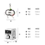 Túi đựng búp bê Apple quyến rũ 10cm (Đỏ / Nửa Đỏ / Nửa Đen)